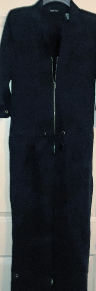 Express black quarter sleeved long jumpsuit